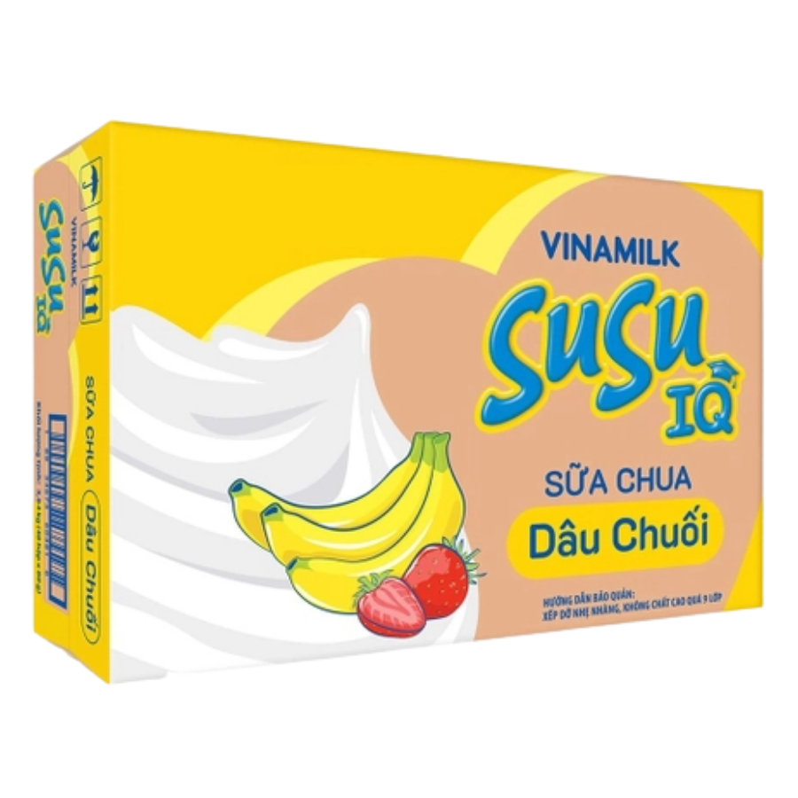 Sữa chua VNM Susu dâu chuối 80g 0